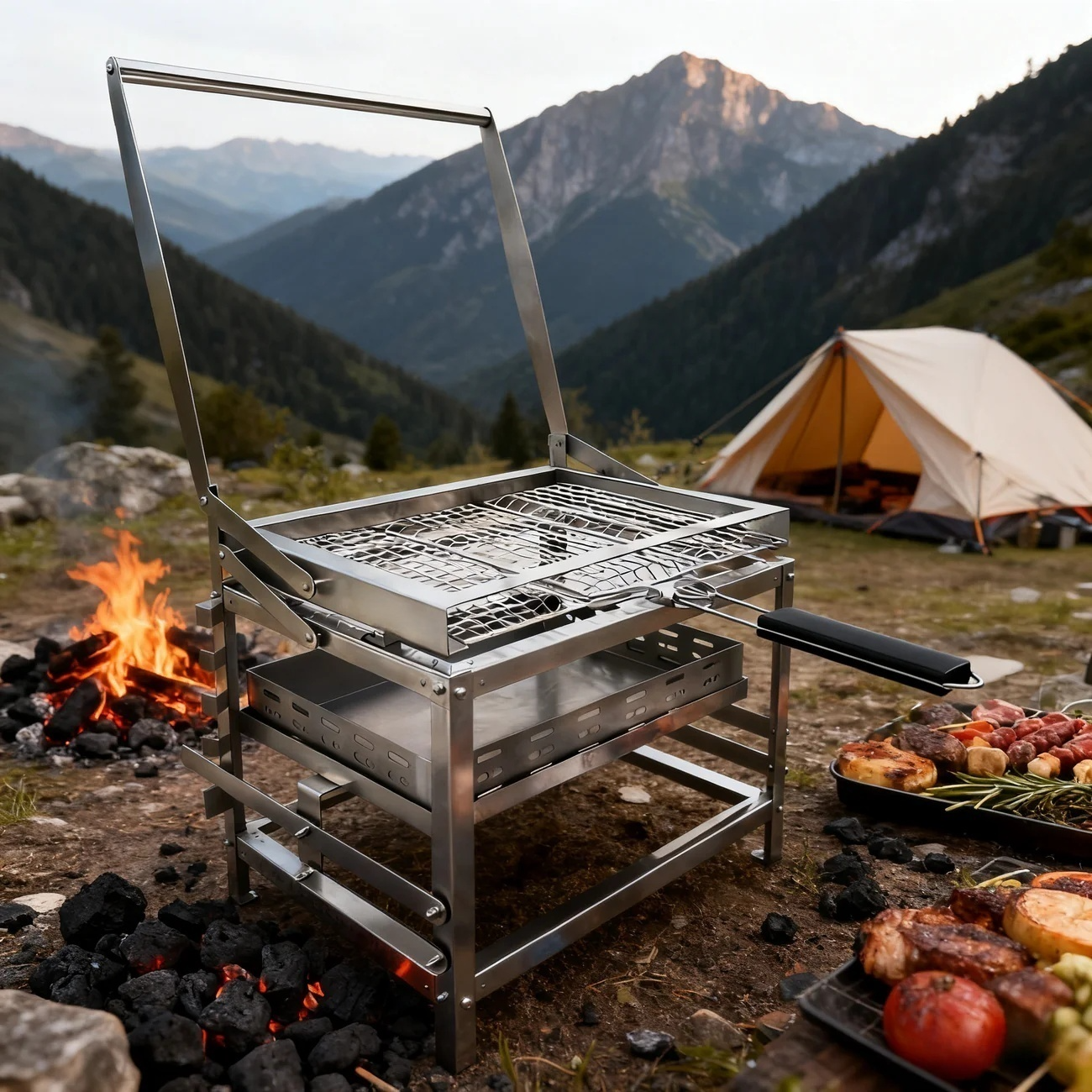 ROTO™ Titan - Premium Rotating Charcoal Grill